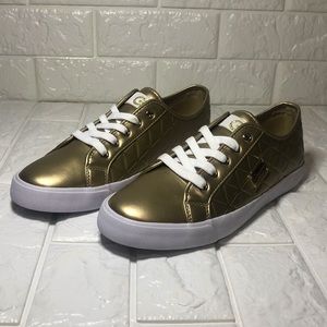 Gold Guess Sneakers